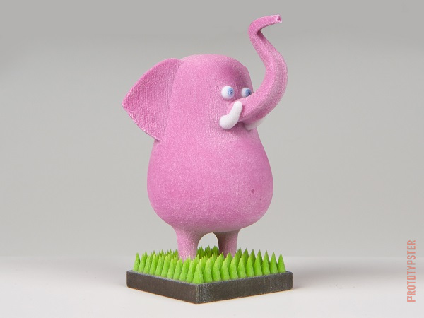 3D-printed elephat from Prototypster